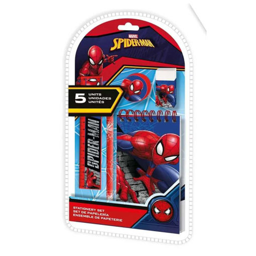Picture of SPIDERMAN 5 PIECE STATIONERY SET